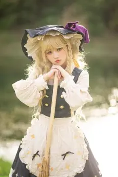 霊夢 東方プロジェクト 森森仙 コスプレ ウィッグ フルセット 例大祭