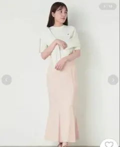 SNIDEL　スナイデル　ハイウエストマーメイドスカート