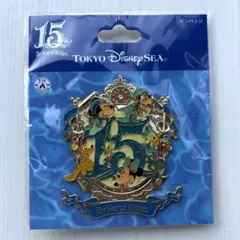 シ*ー様 【美品】15周年　ピンバッジ ディズニーシー　ミッキー　ミニー