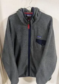 パタゴニア　シンチラスナップ　ジップアップフーディーグレーサイズＸＬ