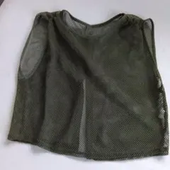 オリーブグリーン メッシュ ベスト