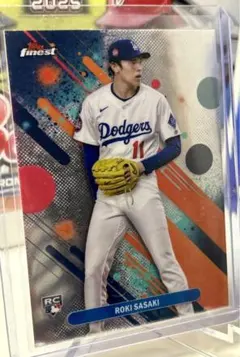 佐々木朗希 Topps Finest 2025 Common RC