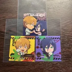 デンジ&レゼ ステッカー　3枚セット　開封済み