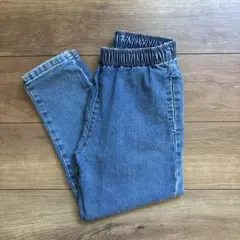 GU キッズ デニムパンツ シェフパンツ　130