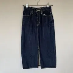 AZUL by MOUSSY 濃紺デニムタイトスカート