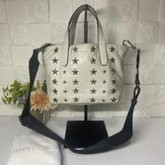 2523* Jimmy Choo ライリー 2way スタッズ ショルダーバッグ - メルカリ