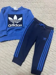 adidas ジャージセット 青 90センチ