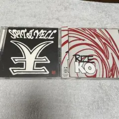 【CD2枚（1枚訳あり）】SPIT & YELL／K.O.／RIZE