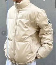 レザーダウンジャケット ダウンジャケット