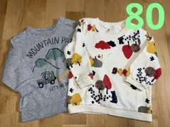 トレーナー　80 ２枚セット　まとめ売り