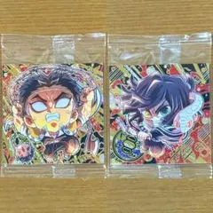 鬼滅の刃シールウエハース13 悲鳴嶼行冥 伊黒小芭内 極レア 2枚セット