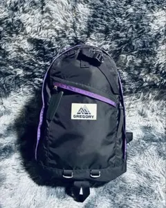 【極美品】グレゴリー　デイパック ブラック×パープル　#0088GREGORYのサムネイル
