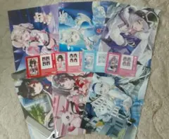 ホロライブ　クリアファイル6種類　クリアシート4種類セット　ローソン