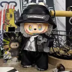 ぬい服 ぬいぐるみ服 ラブブ 着せ替え 5点セット LABUBU 黒