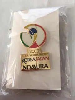 ピンバッジ FIFAワールドカップ2002 野村証券NOMURA 未開封のサムネイル
