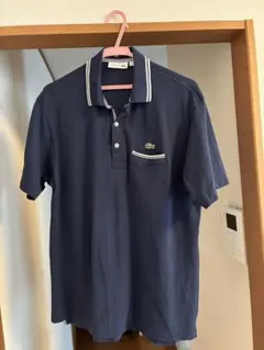 未使用】LACOSTE ネイビー ポロシャツ US L - メルカリ