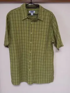 OLD NAVY 半袖シャツ チェック柄 Lサイズのサムネイル