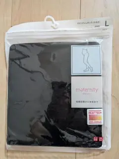 【新品】ユニクロ　マタニティレギンス 十部丈HEATTECH ブラック L