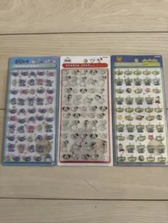 ボンボンドロップシールミニ　スティッチ・101匹わんちゃん・リトルグリーンメン