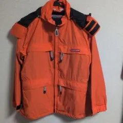 QUIKSILVER オレンジジャケット フード付き