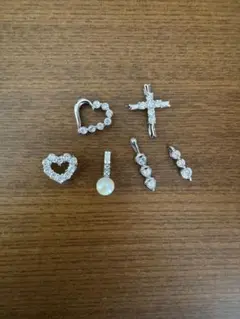 三菱マテリアル　シルバーアクセサリーチャーム　６個
