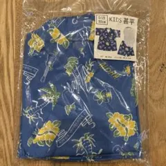 お*✿様 【新品未使用】アロハ柄 ベビー甚平 90cm