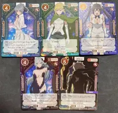 OSICA ダンまち SR+ 4枚セット osica ダンまち ヘスティア SR＋ 4枚セット 星4+ オシカ - メルカリ