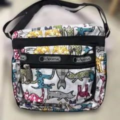 LeSportsac 猫柄 ショルダーバッグ CAT