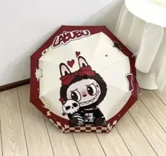 LABUBU ラブブ 折り畳み自動傘 ポップマート 傘　 雨傘 日傘　晴雨兼用