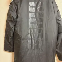 PUMA ベンチコート ブラック フード付き