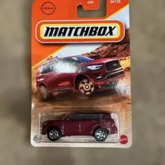 MATCHBOX 2022 INFINITI QX80 バーガンディ