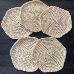ハンドメイド【コースター 】5枚セット