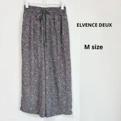 ELVENCE DEUX エルペンスドゥ　イージーワイドパンツ　M 小花柄