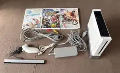 【ジャンク・起動確認済】Wii 本体 一式 ソフト付