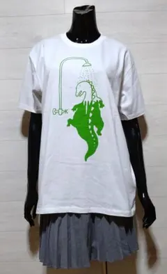 graniph グラニフ 半袖Tシャツおもしろドラゴン柄　Ｌサイズ