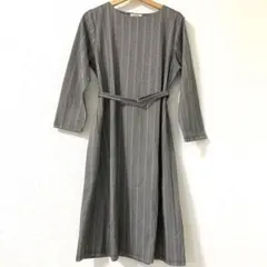 きれいめ七分袖ワンピース☆ヘリンボーンチェック柄☆新品未使用♡