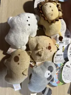 つぶらな瞳の動物園 ぬいぐるみキーホルダー