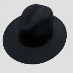 ブラックフェルトハット