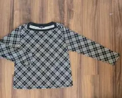 【未使用】BURBERRY　London チェック柄 長袖Tシャツ 汚有