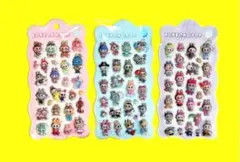 ラブブ ぷくぷくシール ボンボンドロップ風シール 3点set❗️③