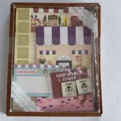 ディズニー❇️ストア❇️チップ&デール❇️ レターセット(スタンプ付き)