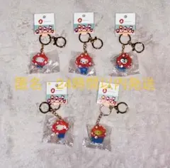 [正規品]万博サンリオミャクミャクキーホルダー 5個セット