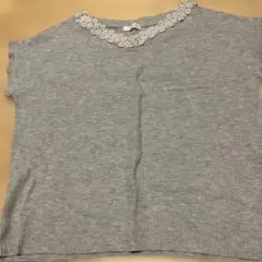 Te chichi グレー 半袖ニット（6月初めごろまで）