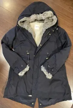 モッズコート M ブラック ツーウェイ 内側ボア 取り外し可能