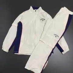 キャロウェイ】美品 レインウェア レッド ネイビー L メンズ 4way
