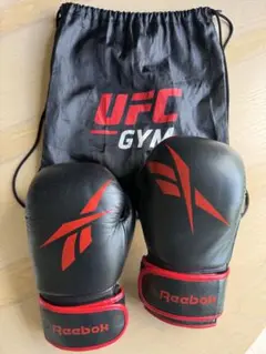 Reebok ボクシンググローブ 12oz 美品 UFC GYMナップサック付き