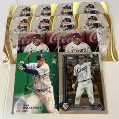 渡部聖弥　カードセット　BBM ジェネシス　2025 topps 銀箔サイン