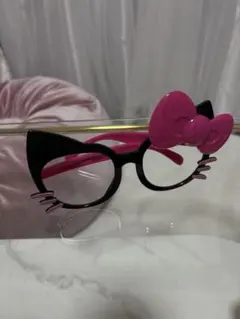 ハローキティ メガネ　伊達メガネ　USJ ユニバ