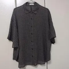 SM2 チェック柄 半袖シャツ