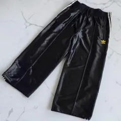 アディダスオリジナルス サテン SST ルーズ トラックパンツ M 黒